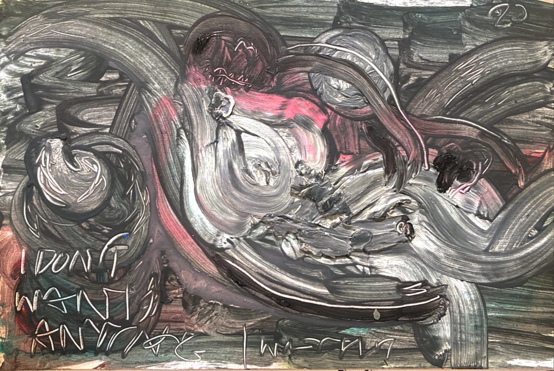 Futures series - Oil on paper